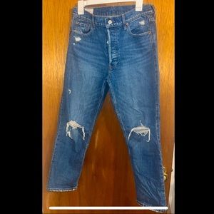 Gap high rise cheeky straight jeans